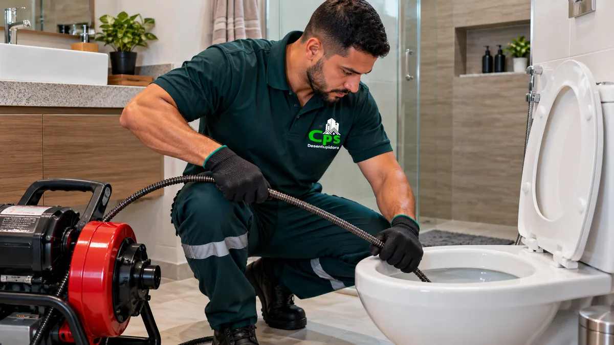 Desentupimento de vaso sanitário – CPS Desentupidora